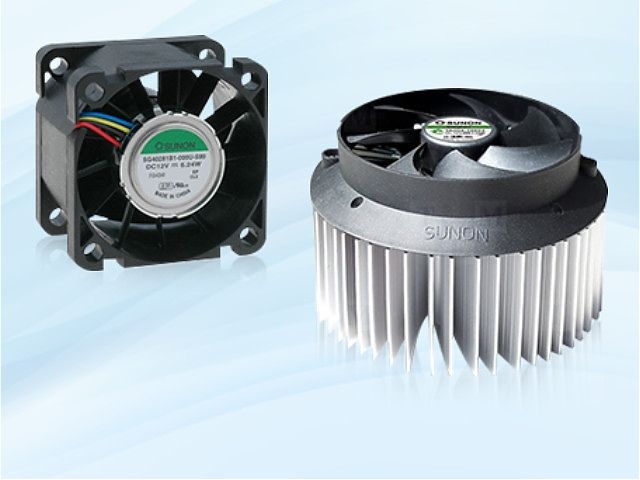 Cooling fans of Sunon company